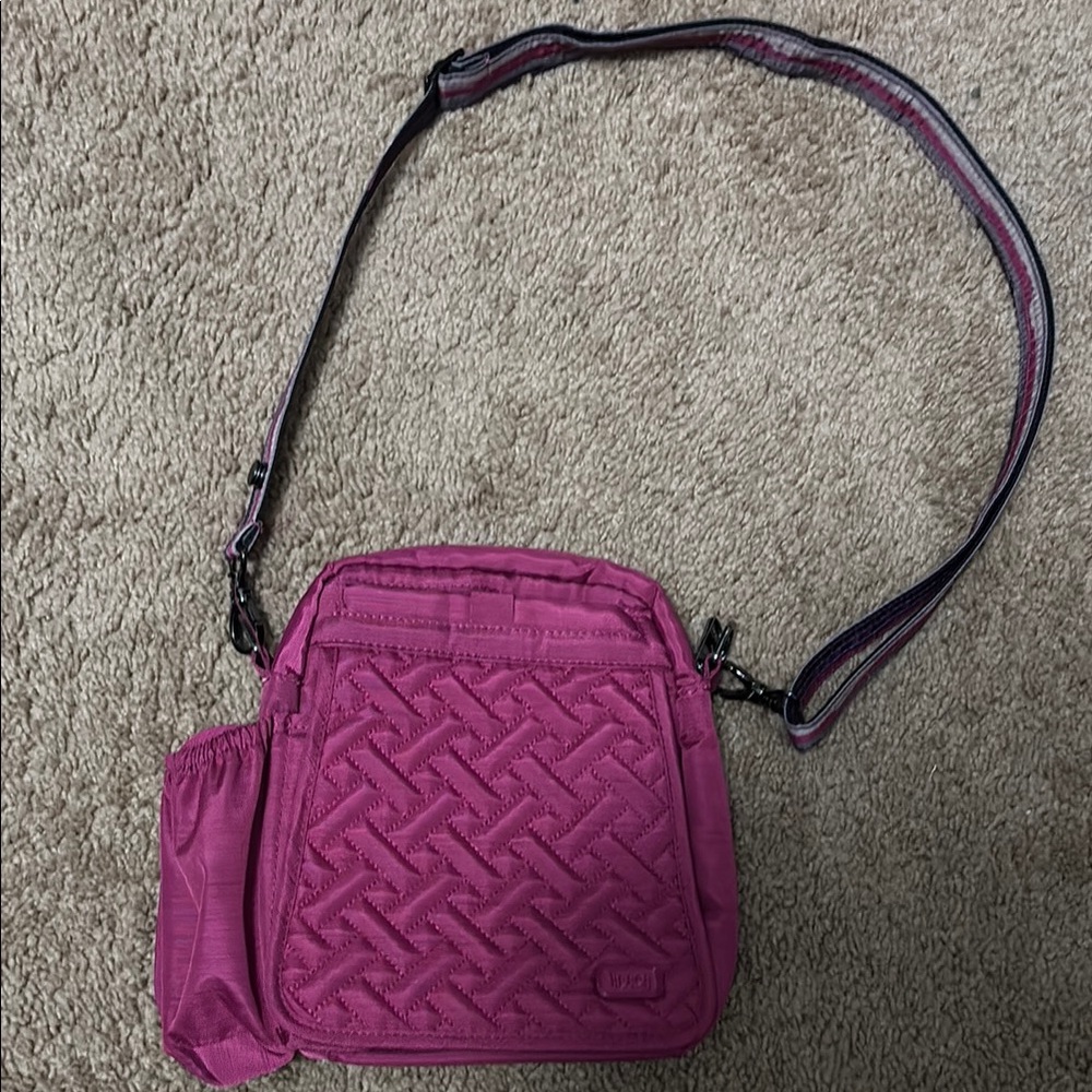 COPY - Lug Pink Quilted Crossbody Bag with Adjustable Strap